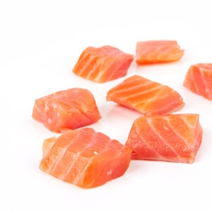 Frozen Salmon Bits & Pieces Skin Off