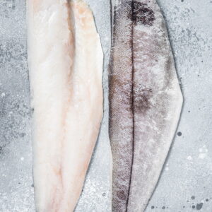 Haddock fillet skin on